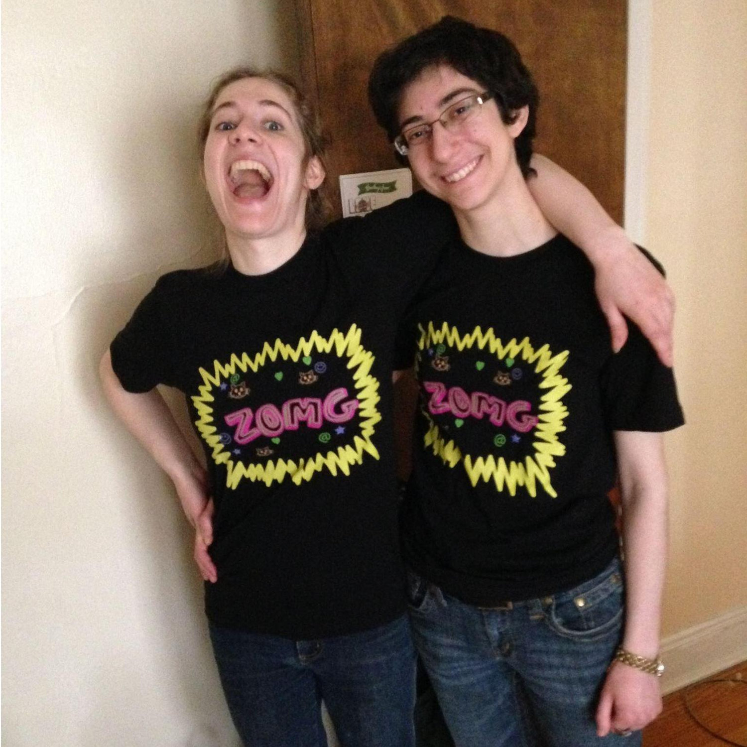 ZOMG! Rachel made us ship name shirts!