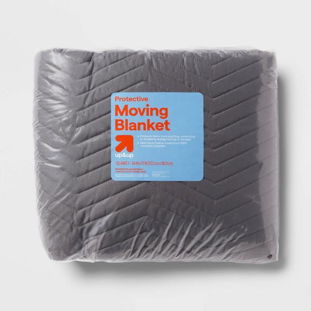 Small Moving Blanket Poly Bag - up&up™: Geometric Outdoor Blanket, Camping, Machine Washable, 72"x54" Gray