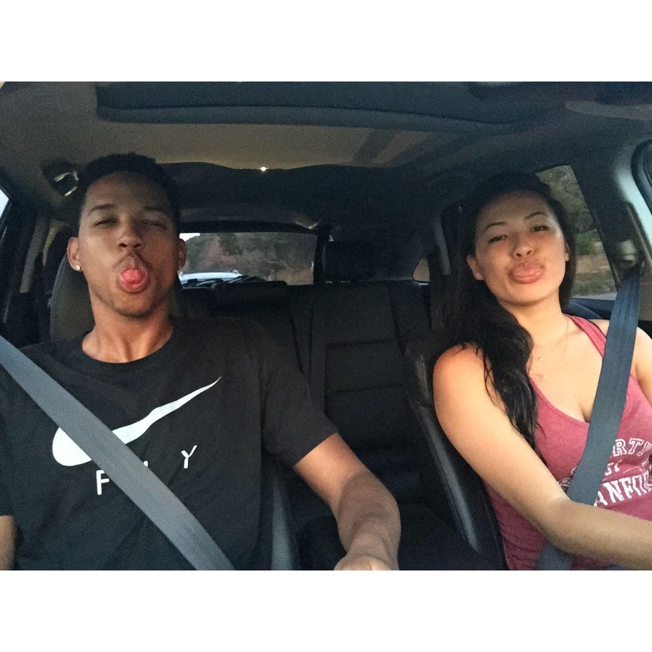 Driving around Stanford campus, August 15, 2015