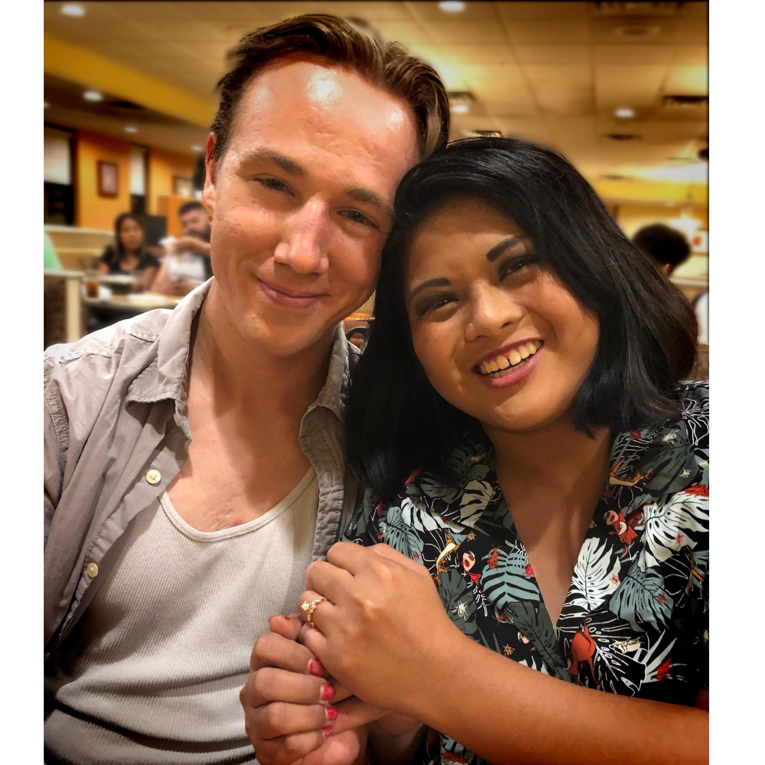 Got a ring and a date:  November 13, 2020.