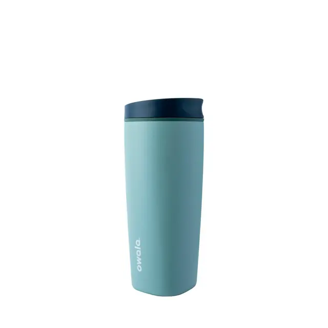 Owala 20oz SmoothSip Slider Stainless Steel Travel Mug - Misty Meadow
