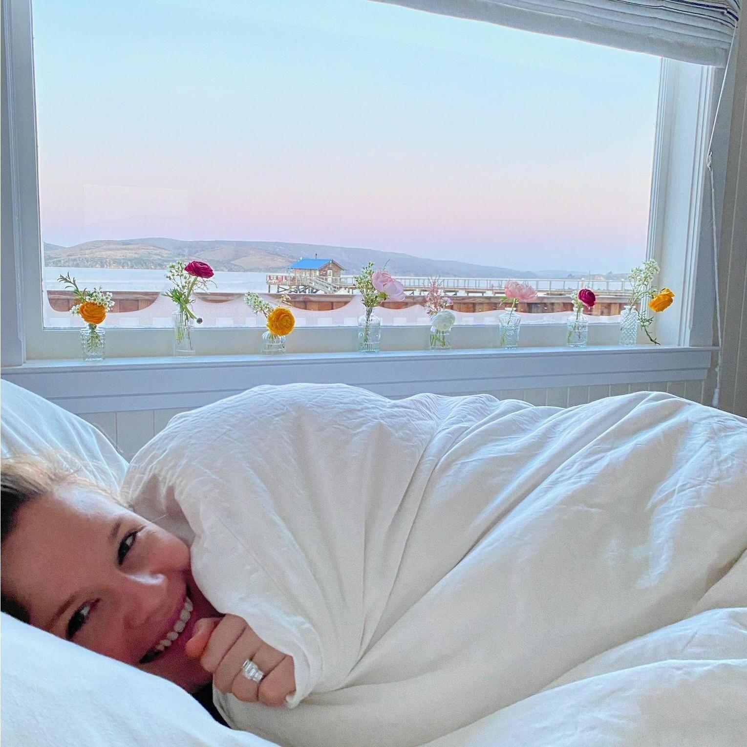 The morning after Meg's engagement..bliss