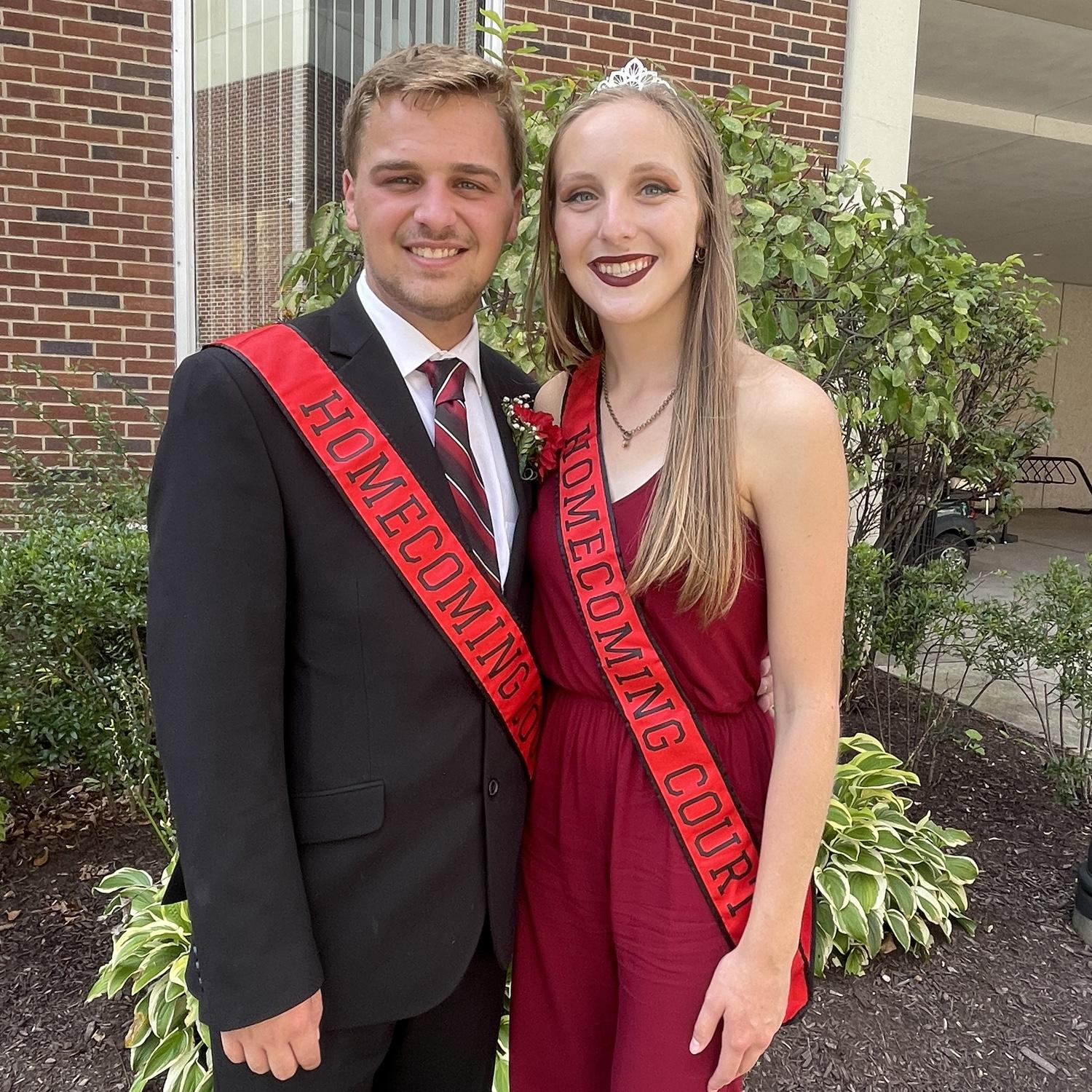 October 2021 - We ran for CalU homecoming king and queen.