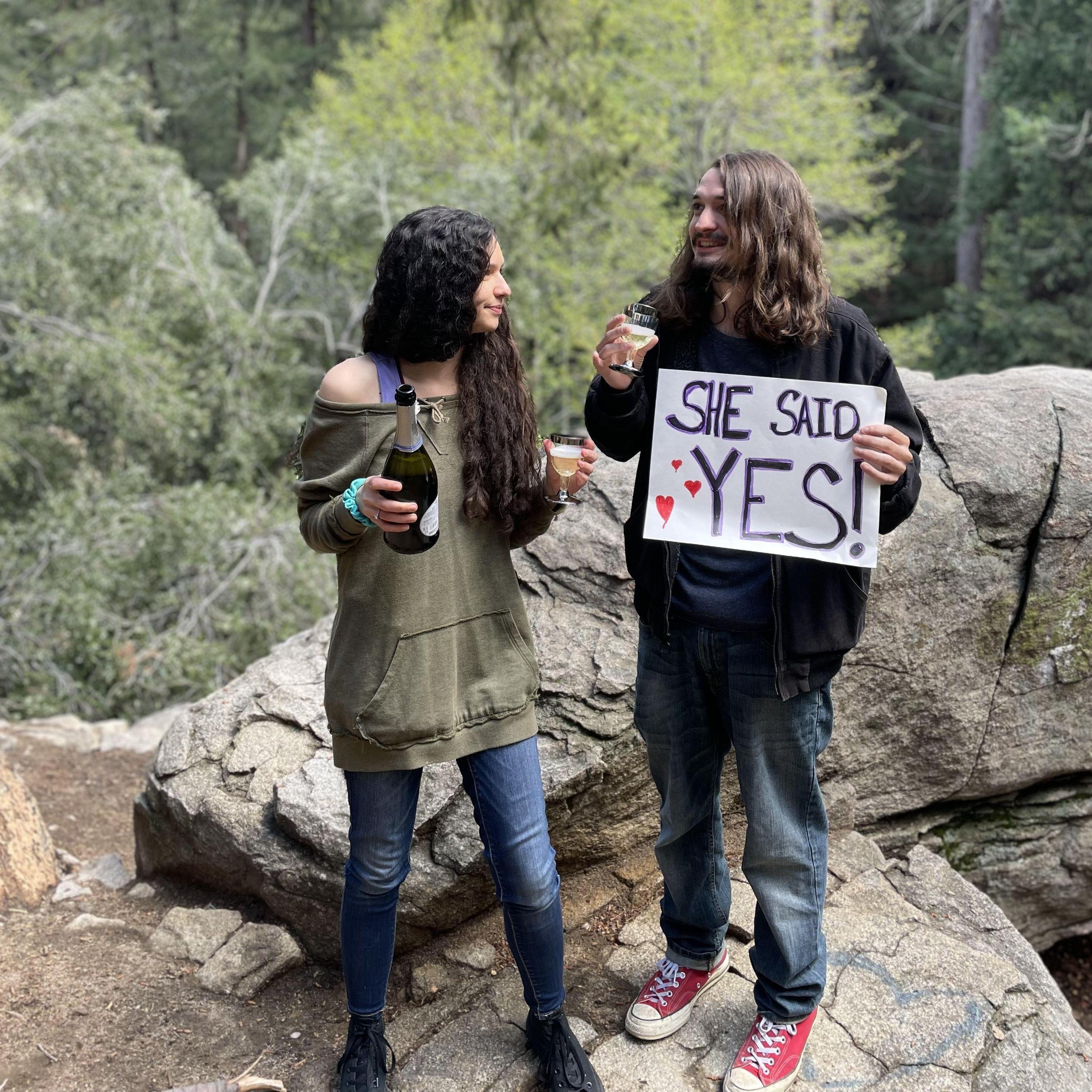 She said yes! April 2022