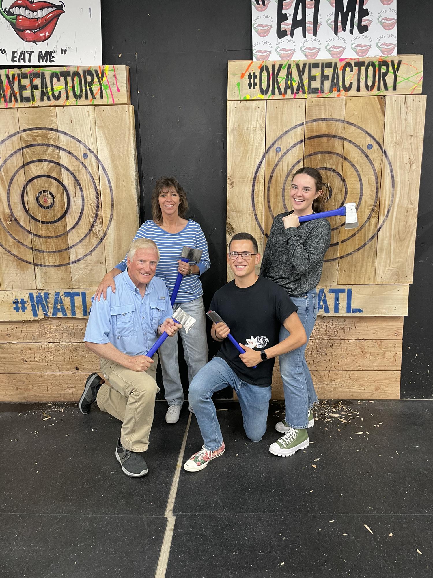 This was a great axercise on a double date with our friends and mentors!