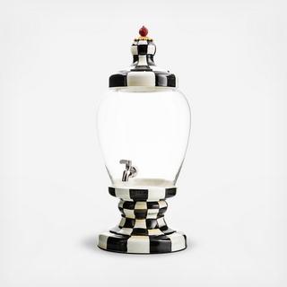 Courtly Check Enamel Beverage Hostess