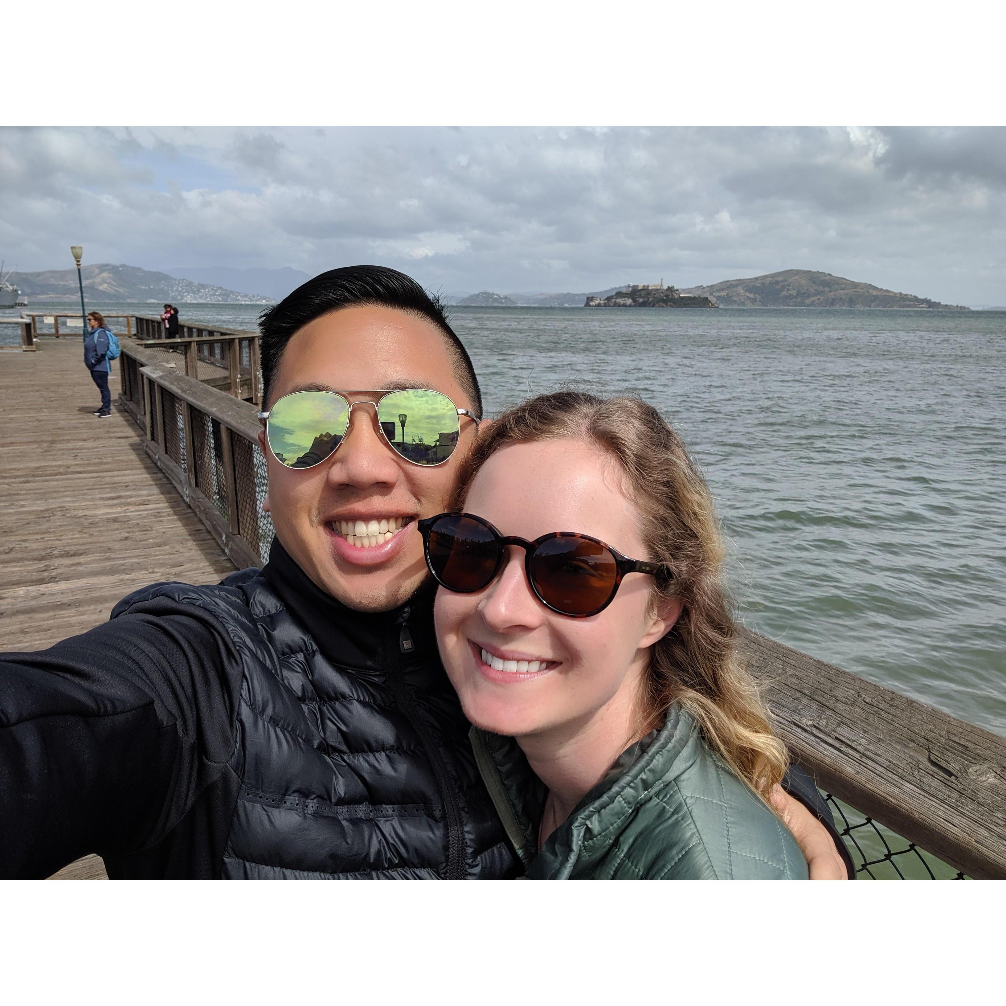 Exploring San Francisco together.
