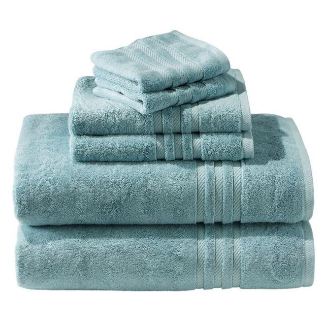 LL Bean's Organic Cotton Towel Set - Blue Quartz