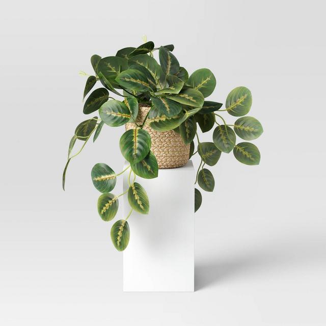 Artificial Trailing Prayer Plant Basket - Threshold™