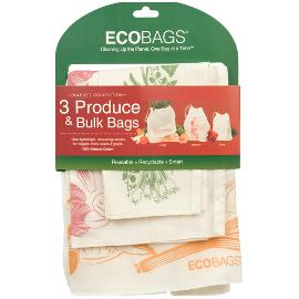 Set of 3 Reusable Cotton Produce & Bulk Bags