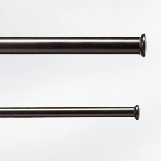 Standard Endcap Finial - Set of 2, Antique Bronze, 0.75" Diam.