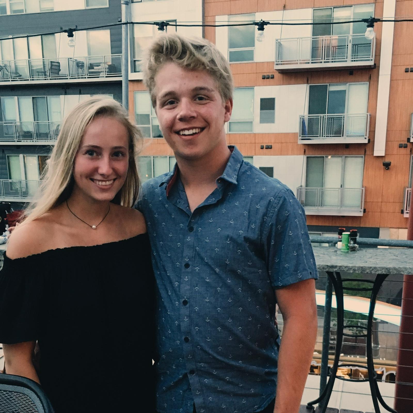 Us on one of our first dates in Uptown (RIP Stella's)