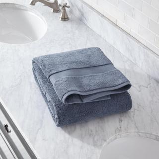 Martha Stewart, Bath, Martha Stewart 0 Softtouch Cotton Sculpted Jacquard Bath  Towel 2pack