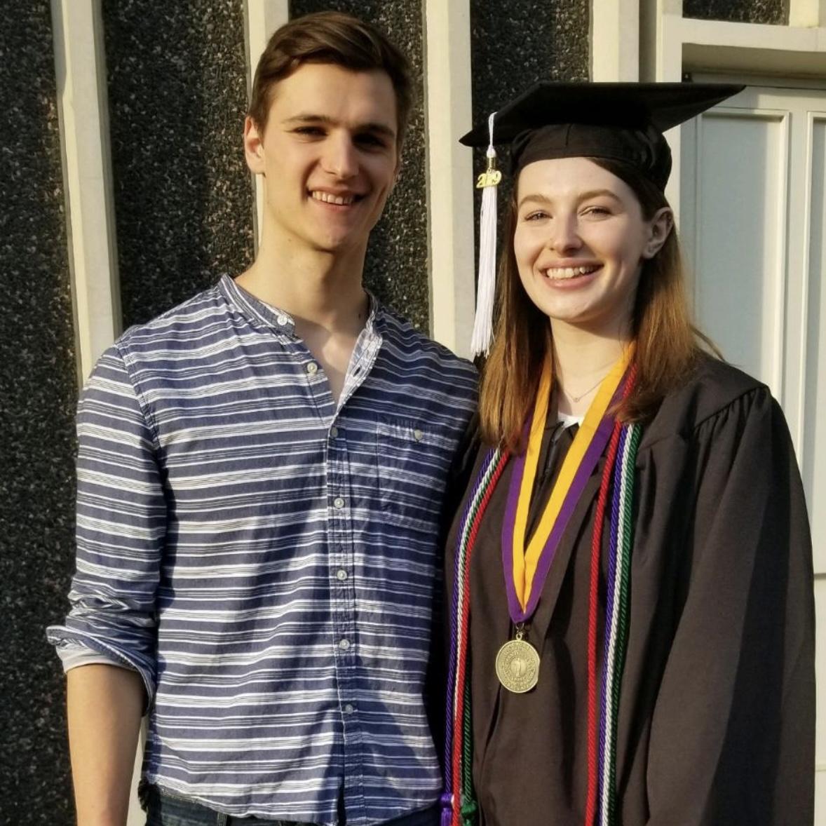Olivia's UAlbany graduation, May 2019