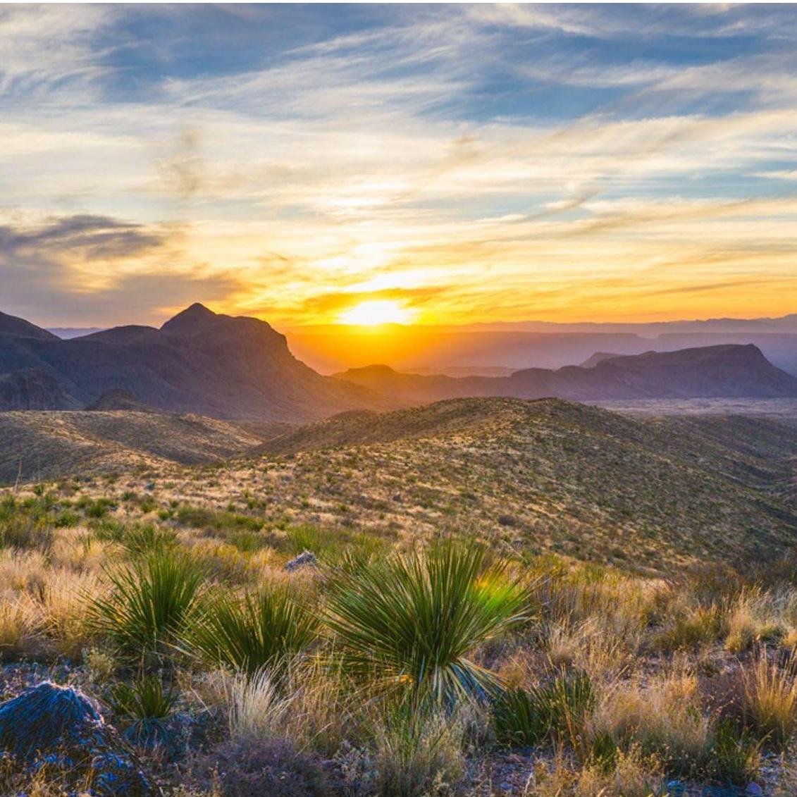 Breathtaking Chisos Mountains in the heart of the park