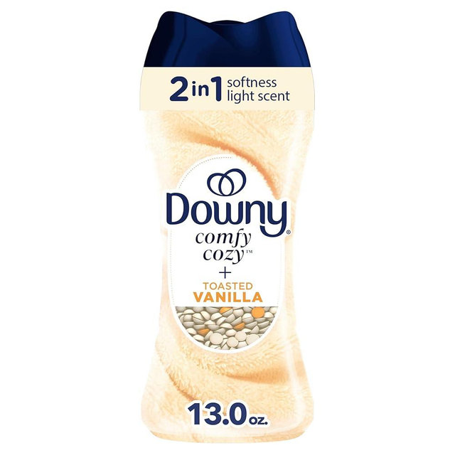 Downy Blends In-Wash Laundry Scent Booster Beads, Toasted Vanilla Scent, 13 OZ, Fabric Sottener Beads and Freshness