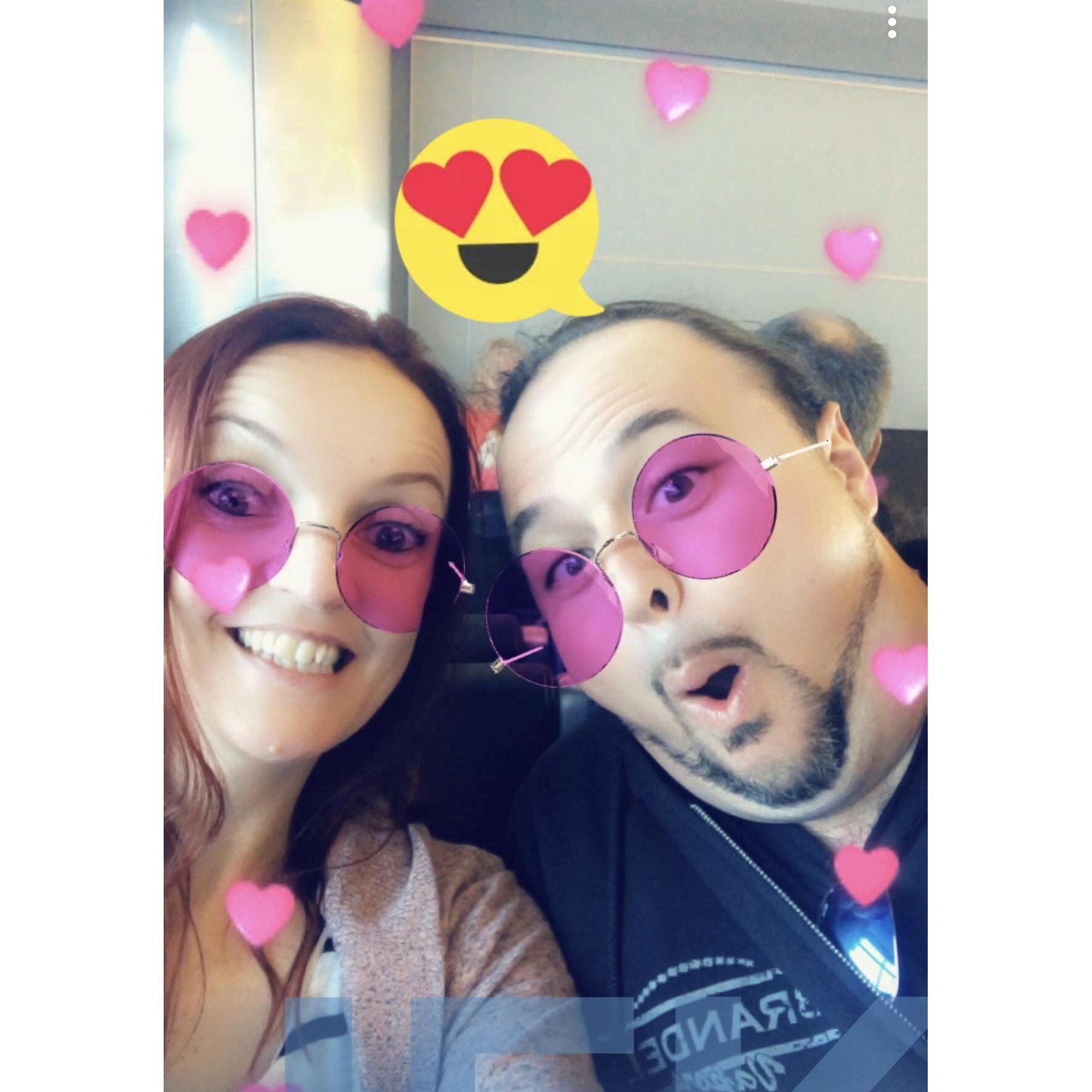 Us goofing around, like always!
