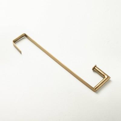 Brushed Metal Wreath Hanger Brass Finish - Hearth & Hand™ with Magnolia