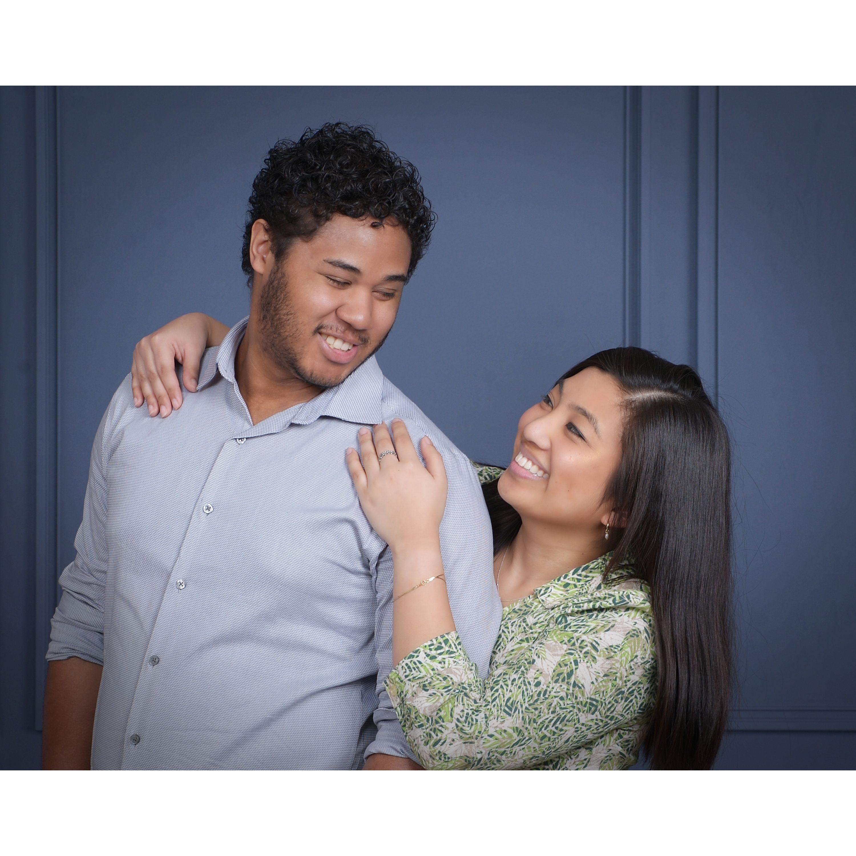 Decided to celebrate Valentines Day 2023 by taking portraits together to decorate our home.