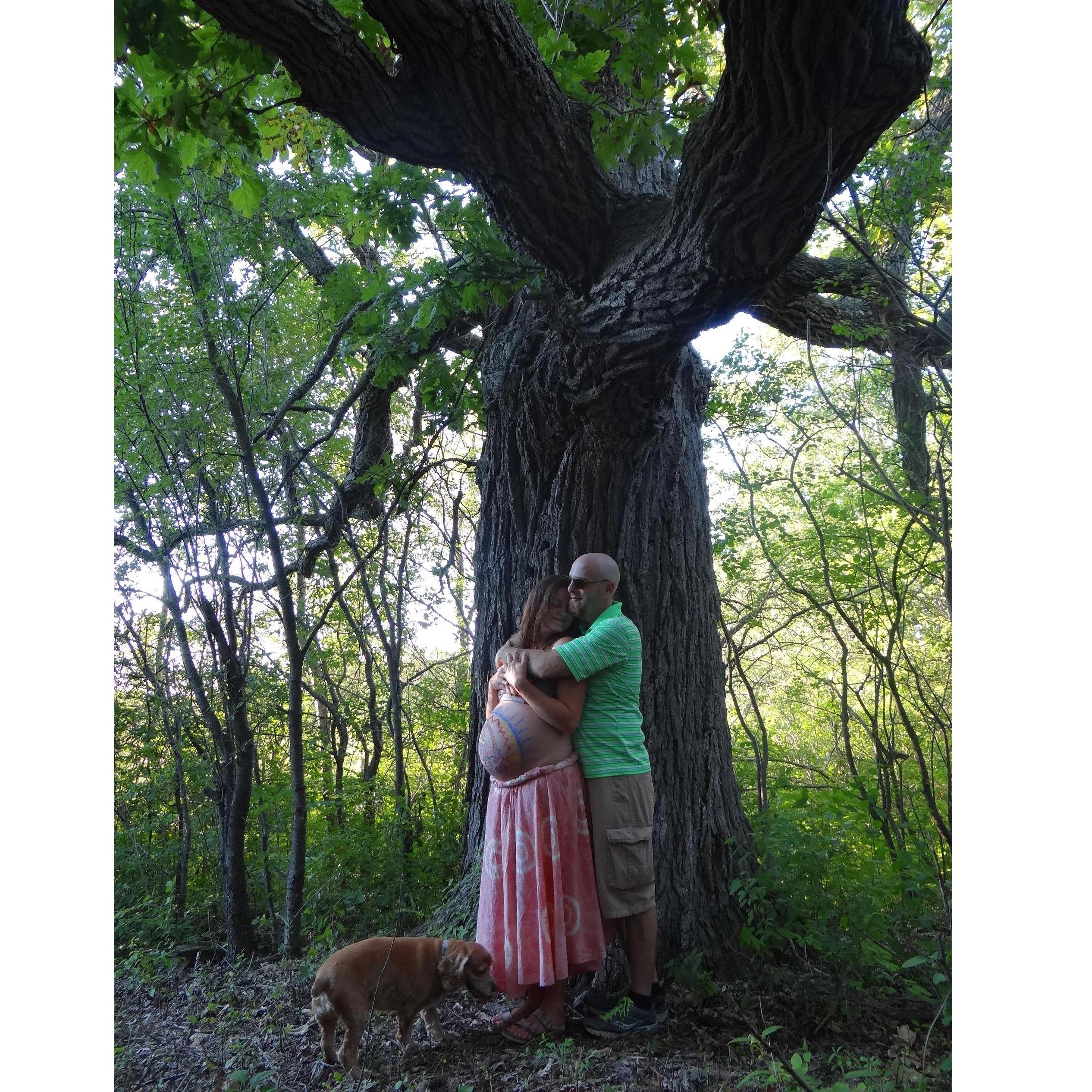 Us and grandfather oak <3
