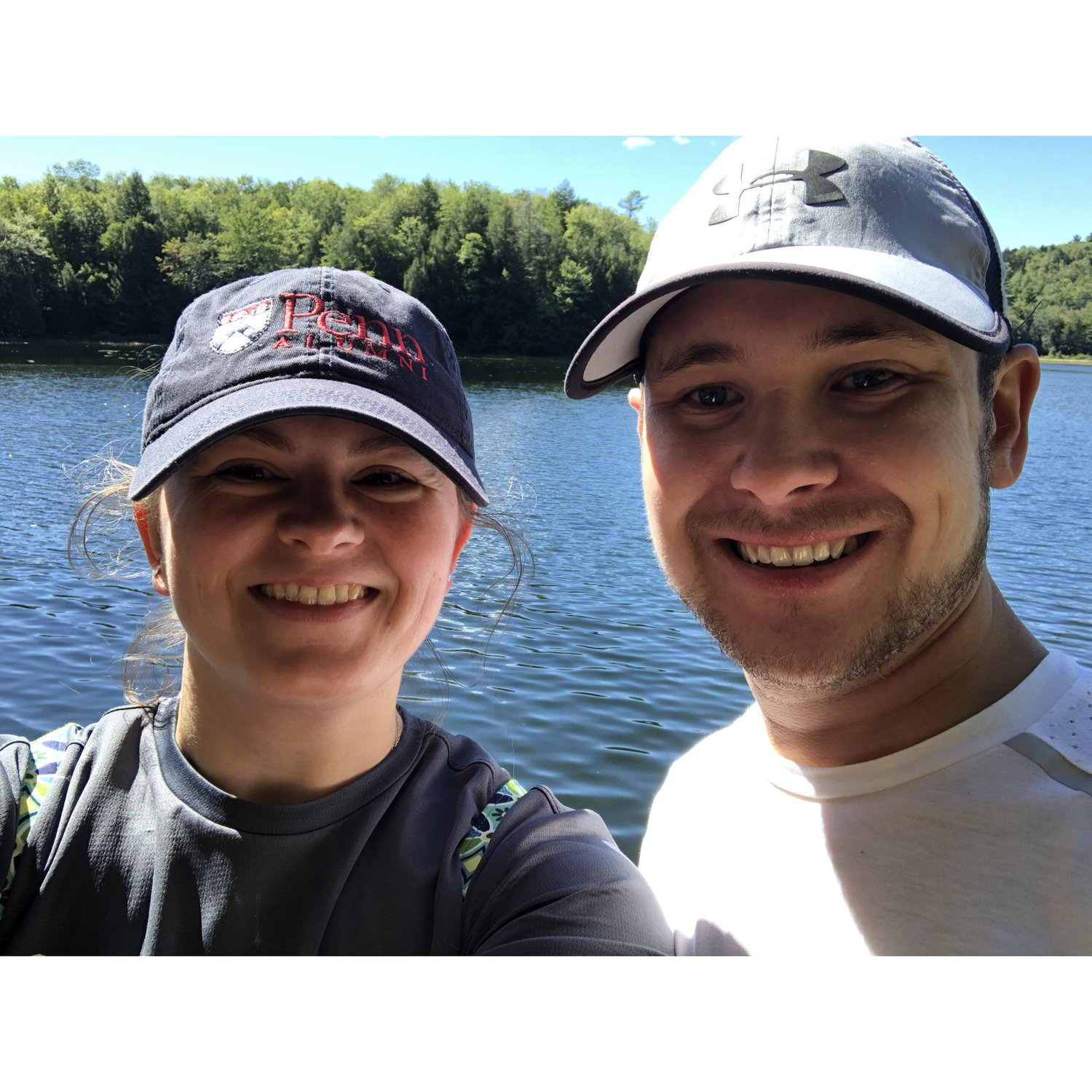 On a hike in Grantham, NH. August 2020