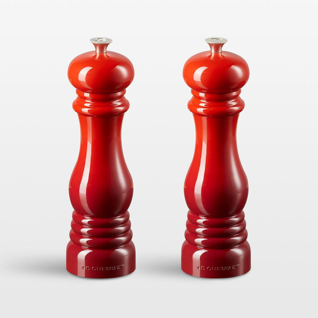 Le Creuset ® Cerise Salt and Pepper Mill Set