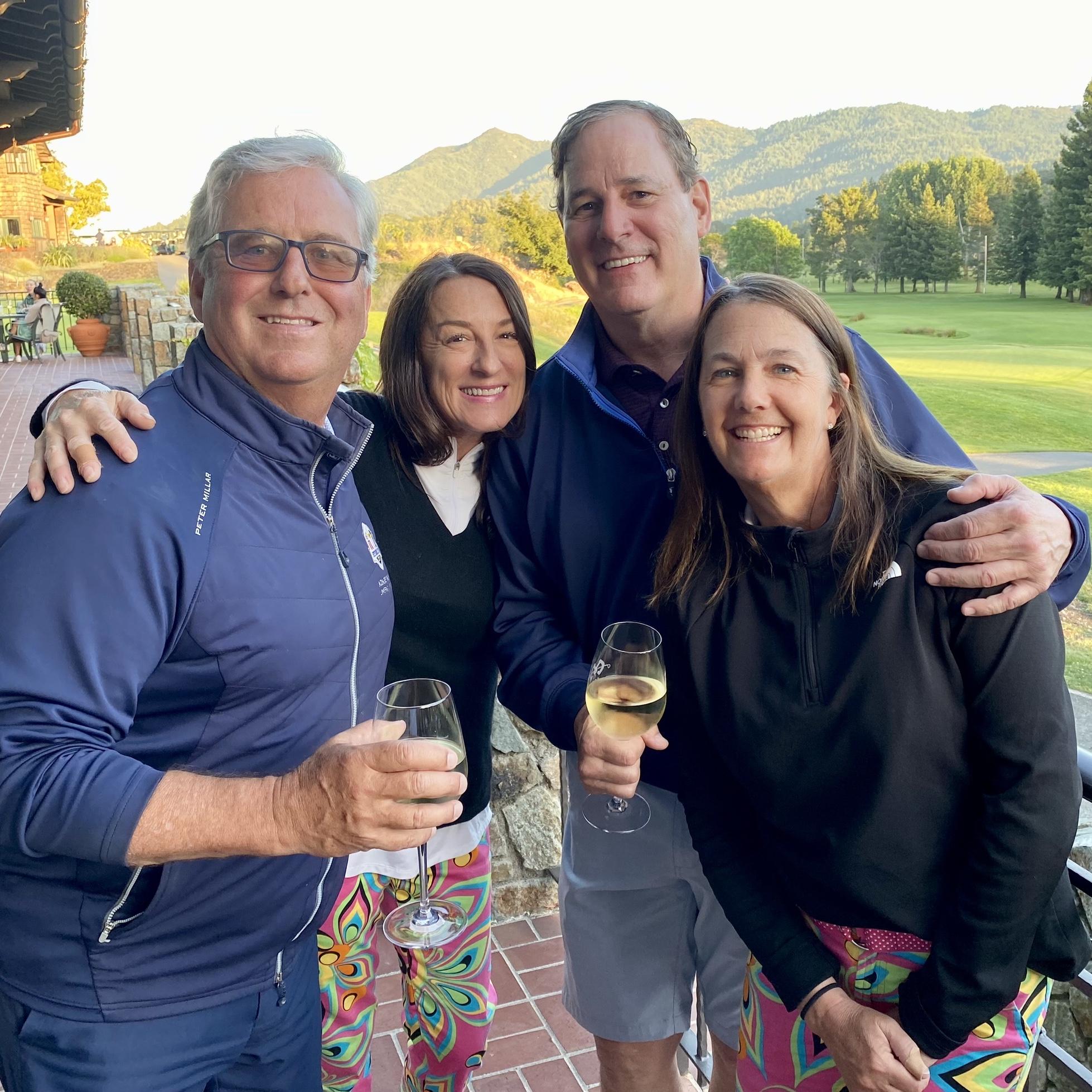 One of MANY FUN times with The Reis’s ⛳️