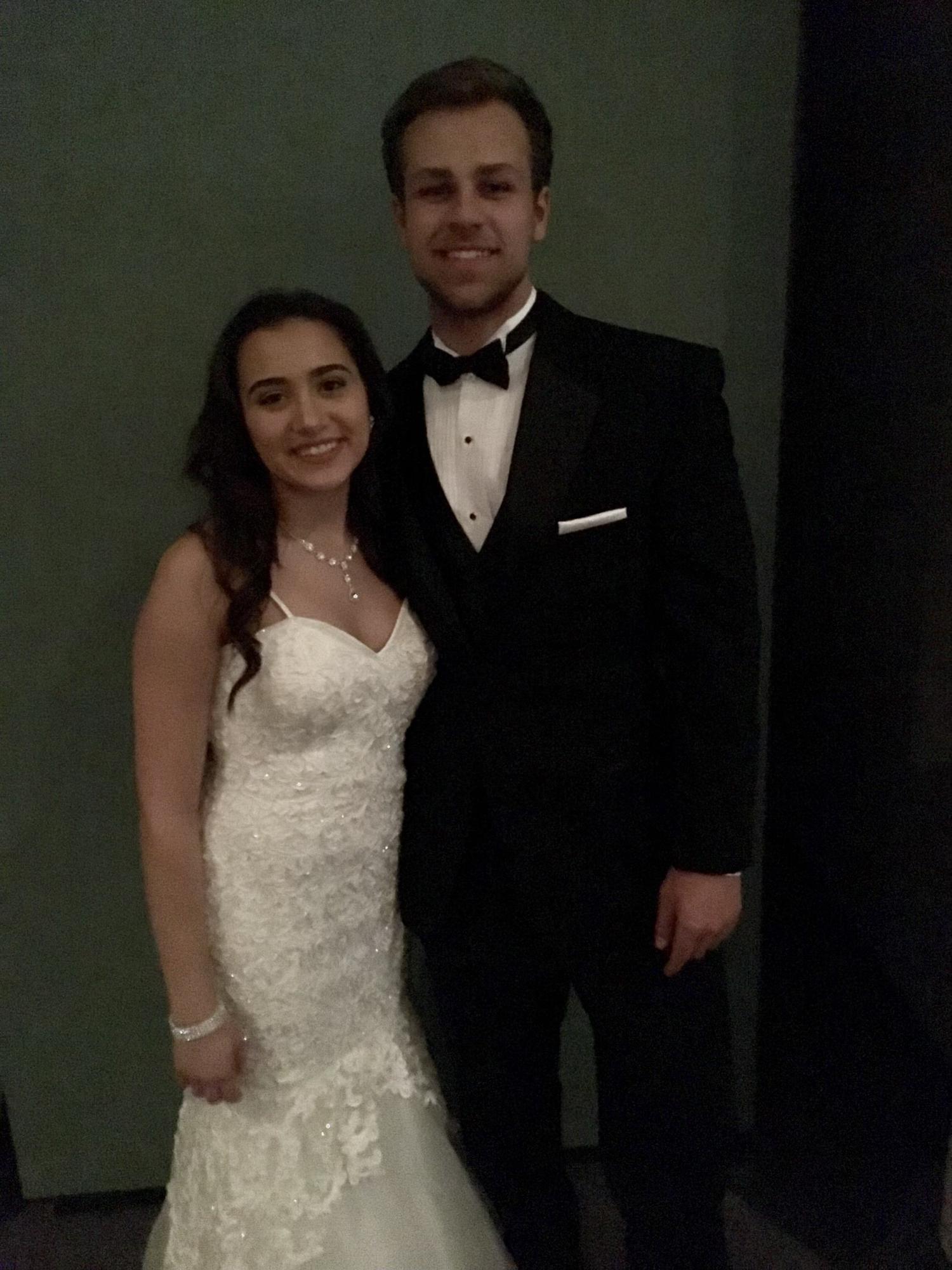 2017 - Winter Ball
I called Evan who lived over 1000 miles away to come be my date for a senior dance (his first time flying!).
Now there will be a second time he sees me in a wedding dress! *screams*