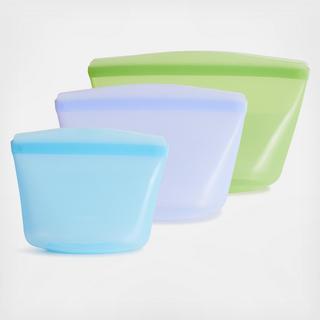 3-Piece Food Storage Bag Set