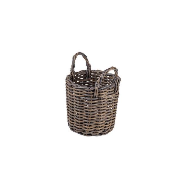 Bee & Willow™ Home Small Round Basket in Grey