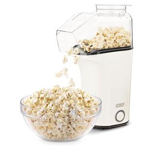 DASH Fresh Pop Popcorn Maker - Oil-Free, Air Popcorn Popper - With Measuring Cup & Recipe Guide - Perfect for Movie Nights - 16 Cups, White