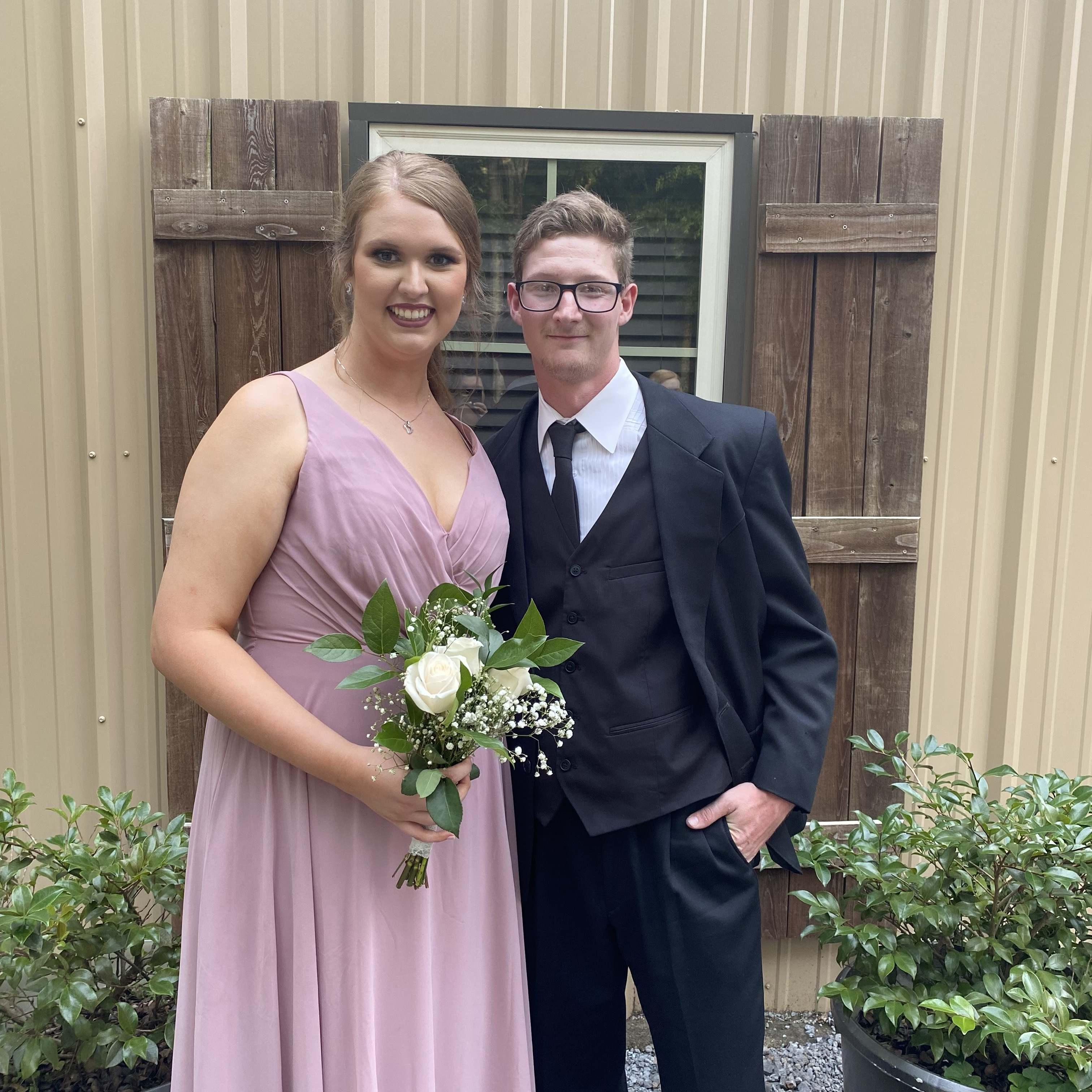 Dressed up nice for Christy and Dawson's wedding.... decided it would be a great time for a picture!