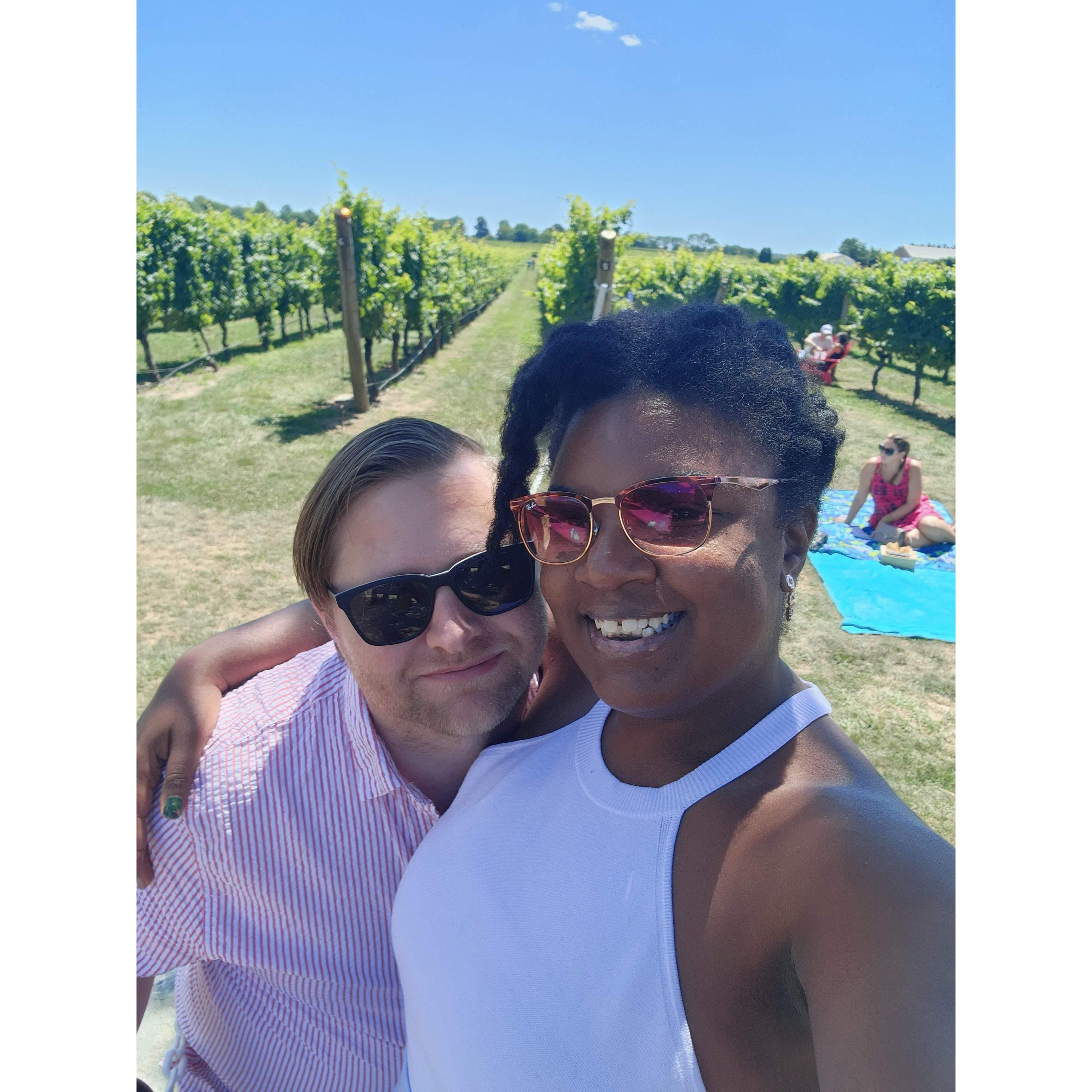 A beautiful day in the vine-borhood.