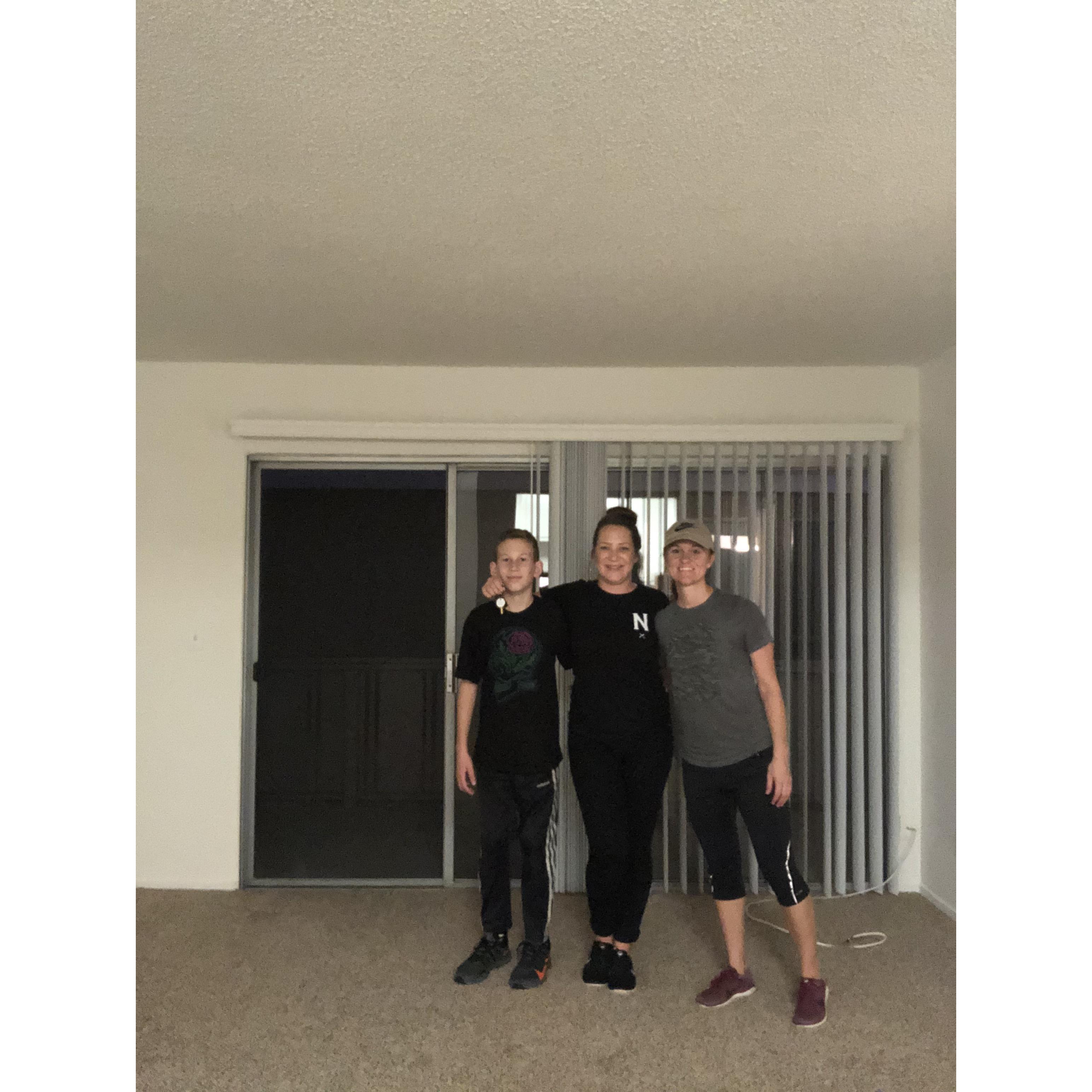 The day we moved into our home!