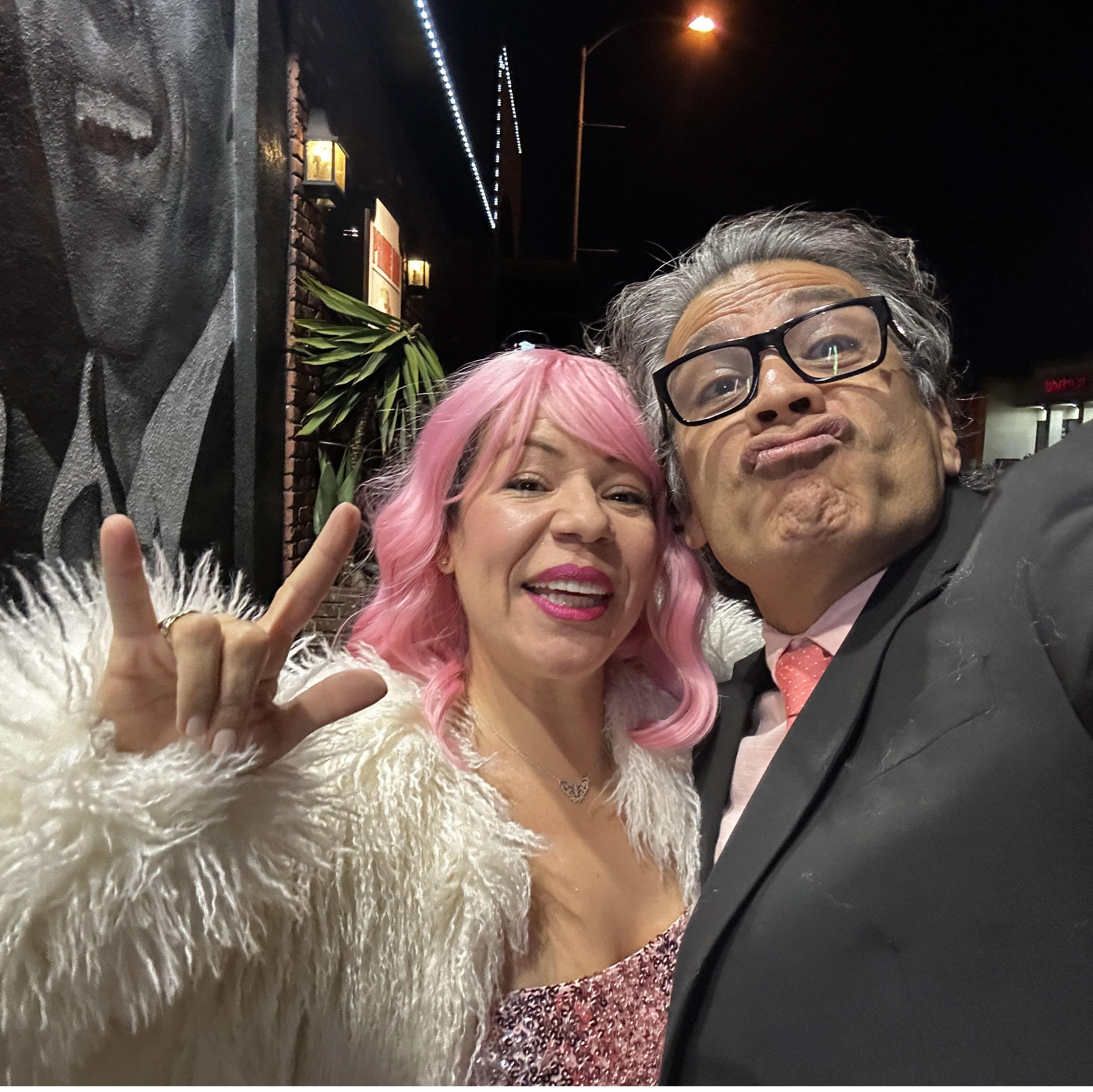 Bringin' in the New Year with pink, fur, silliness, and a whole lotta love.