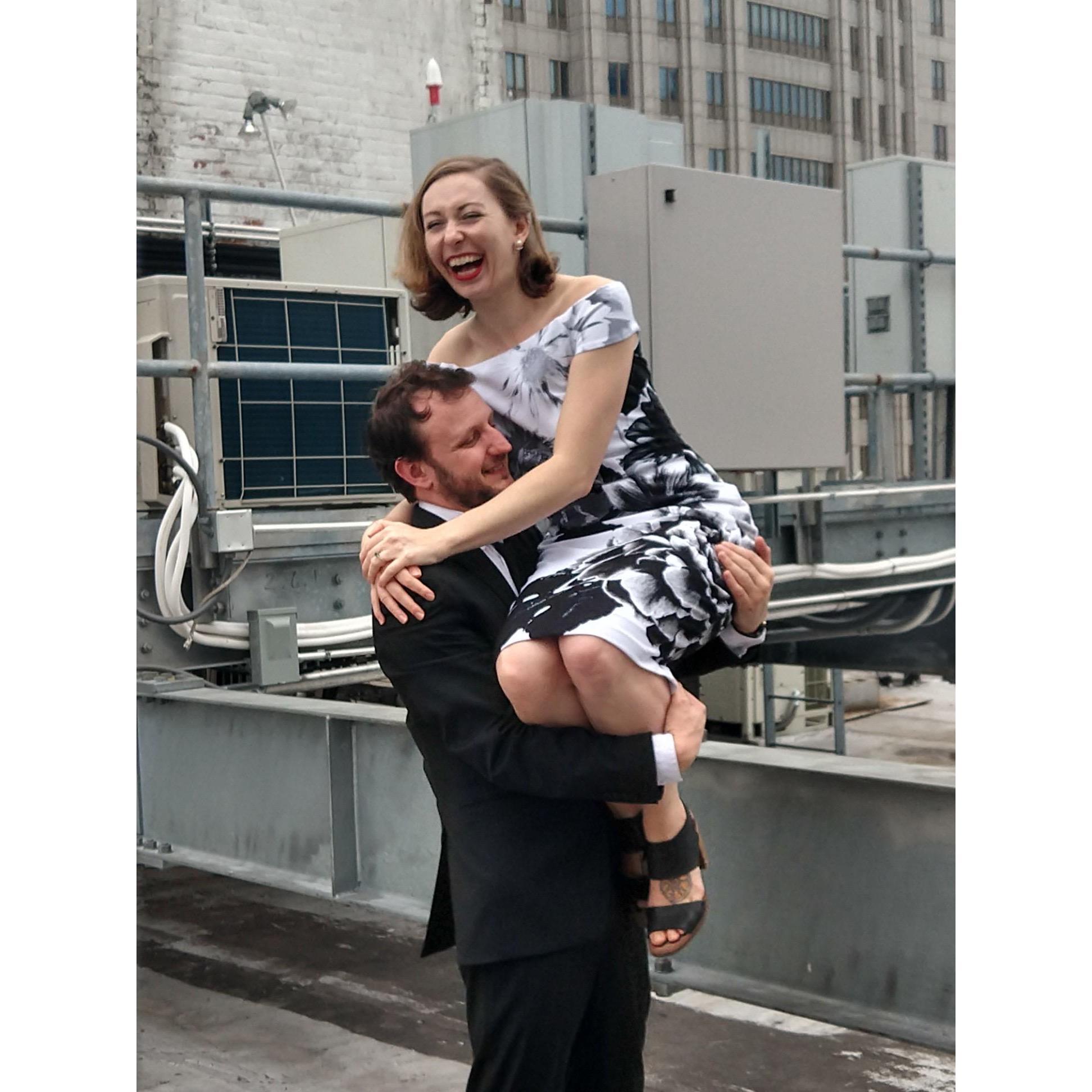 Love in the time of corona, New York March 20, 2020.