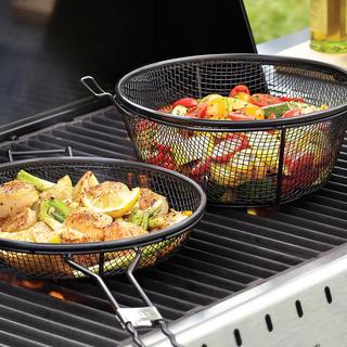 Chef's Outdoor Grill Basket & Skillet