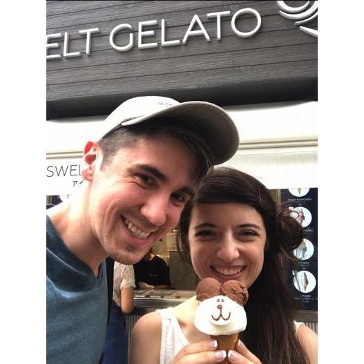 Teddy bear gelato in Harajuku