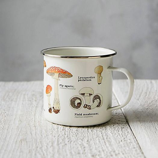 Enamel Mushroom Mug