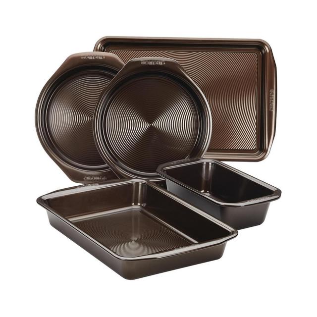 Circulon Symmetry Nonstick Chocolate Brown 5-Pc. Bakeware Set