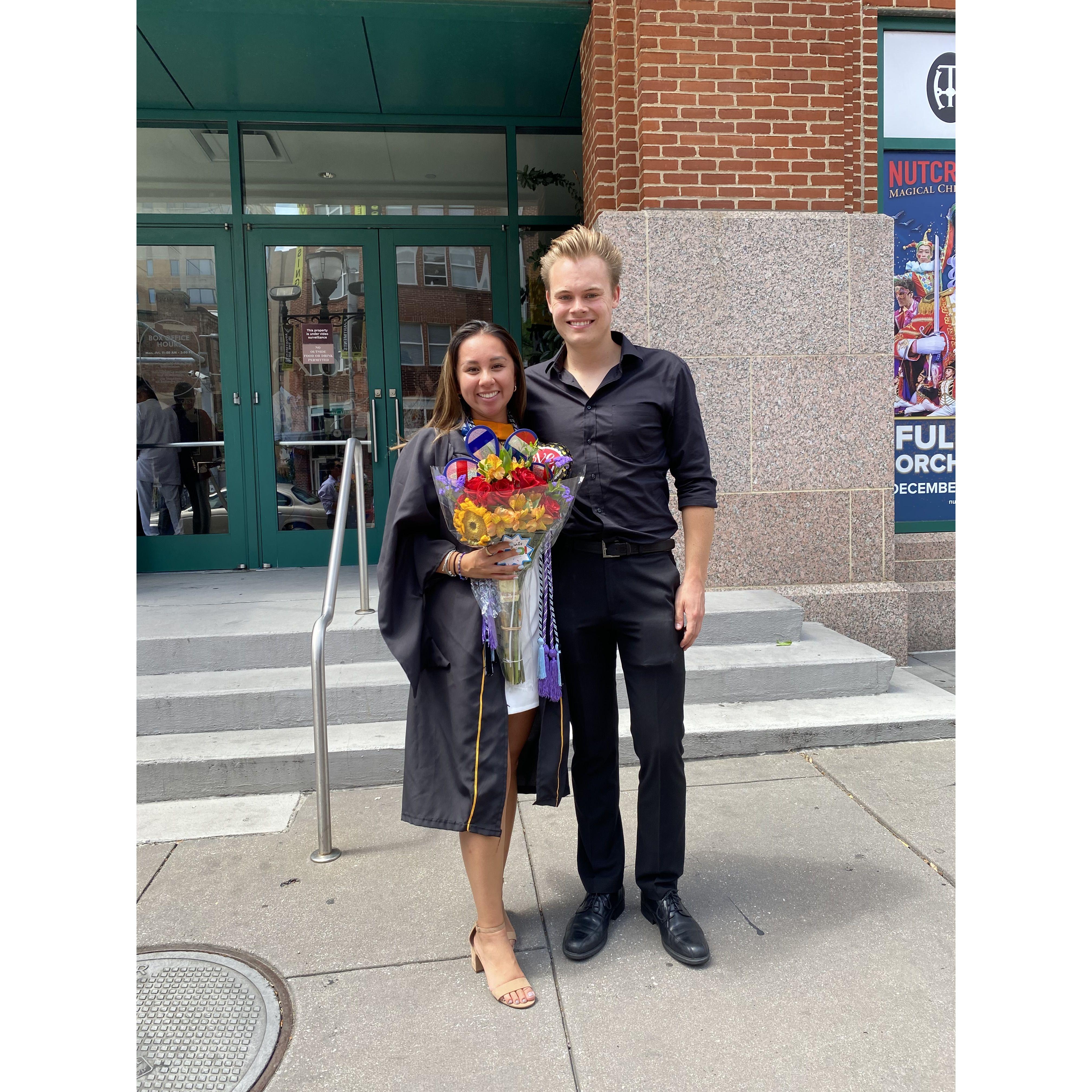 Kaitlyn's nursing school graduation!