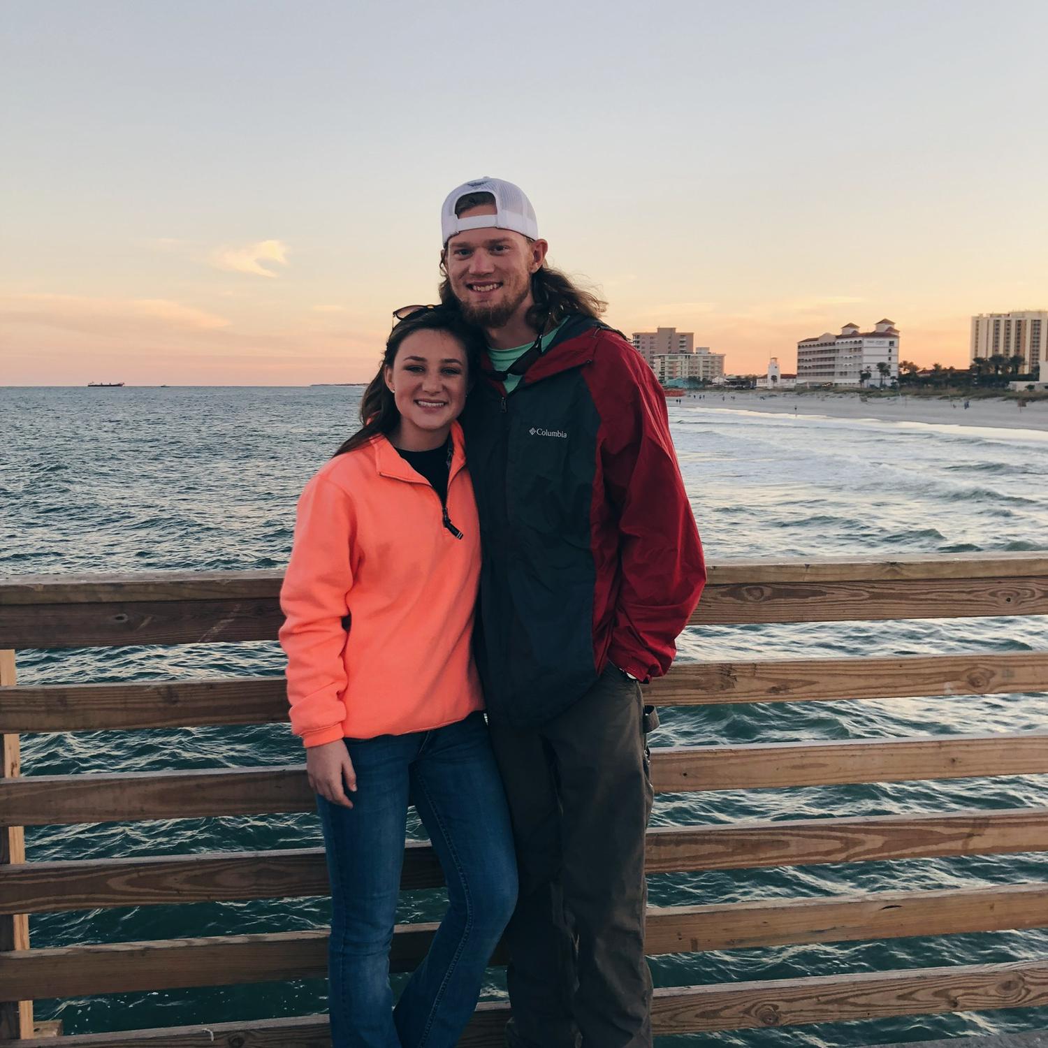 Alexis and Dlyen’s first vacation together in 2018 to Jacksonville, FL