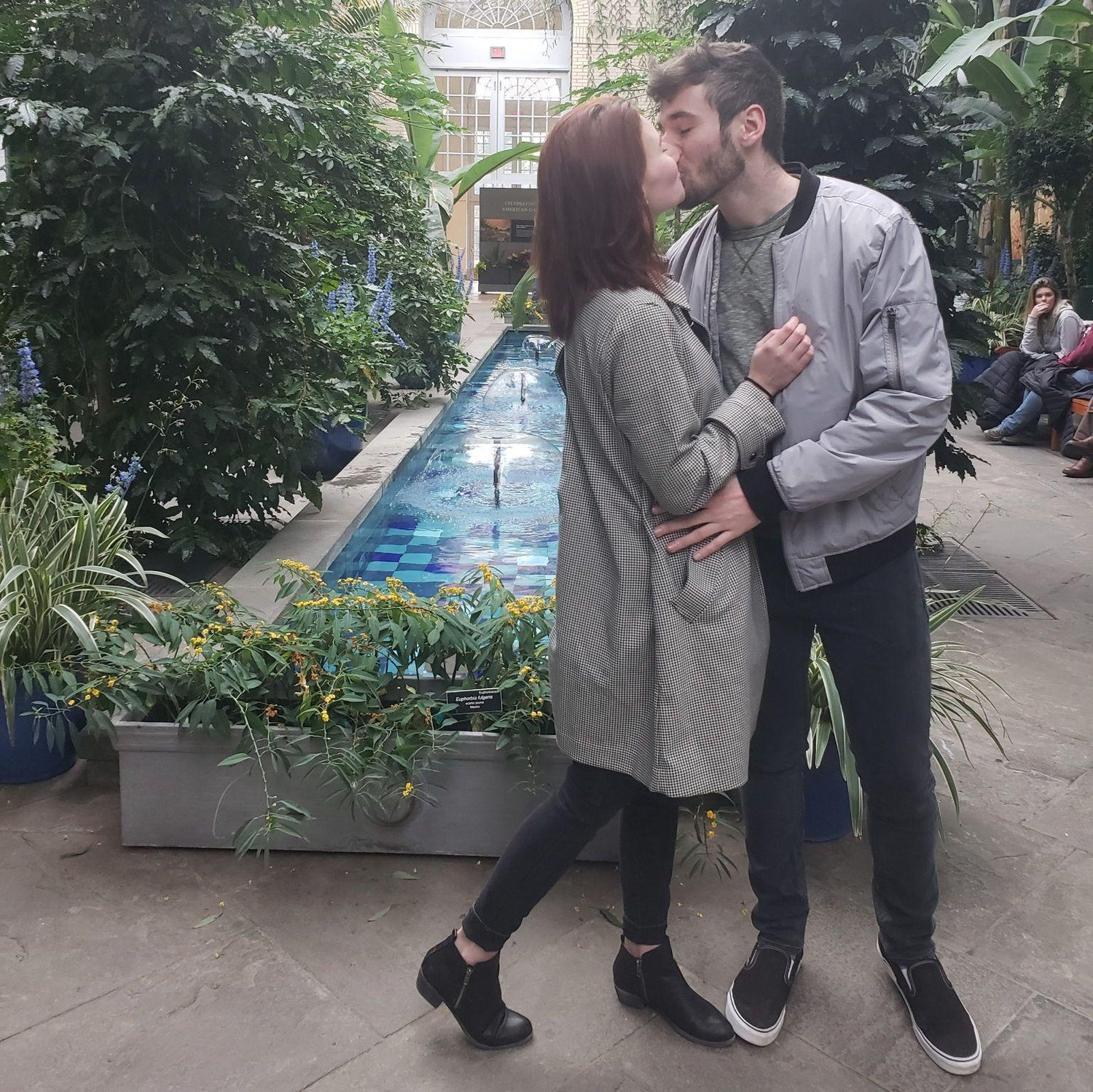 Our first trip together to Washington.