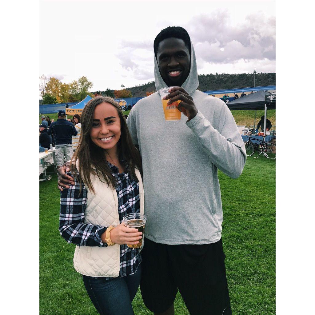 Fall 2018 enjoying a football game at our alma mater. Skyhawks forever baby.