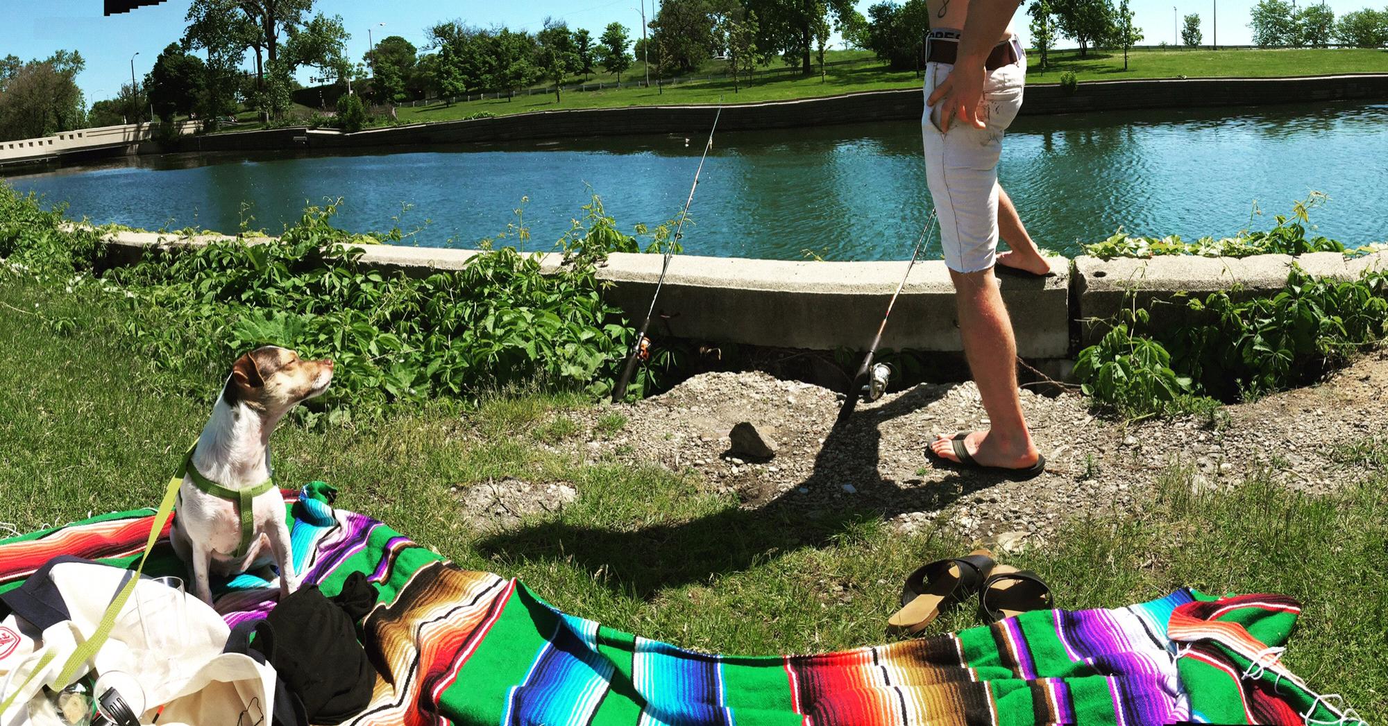 Chicago 2018 - celebrating Jordan’s birthday fishing (/ listening to podcasts) in the sun.