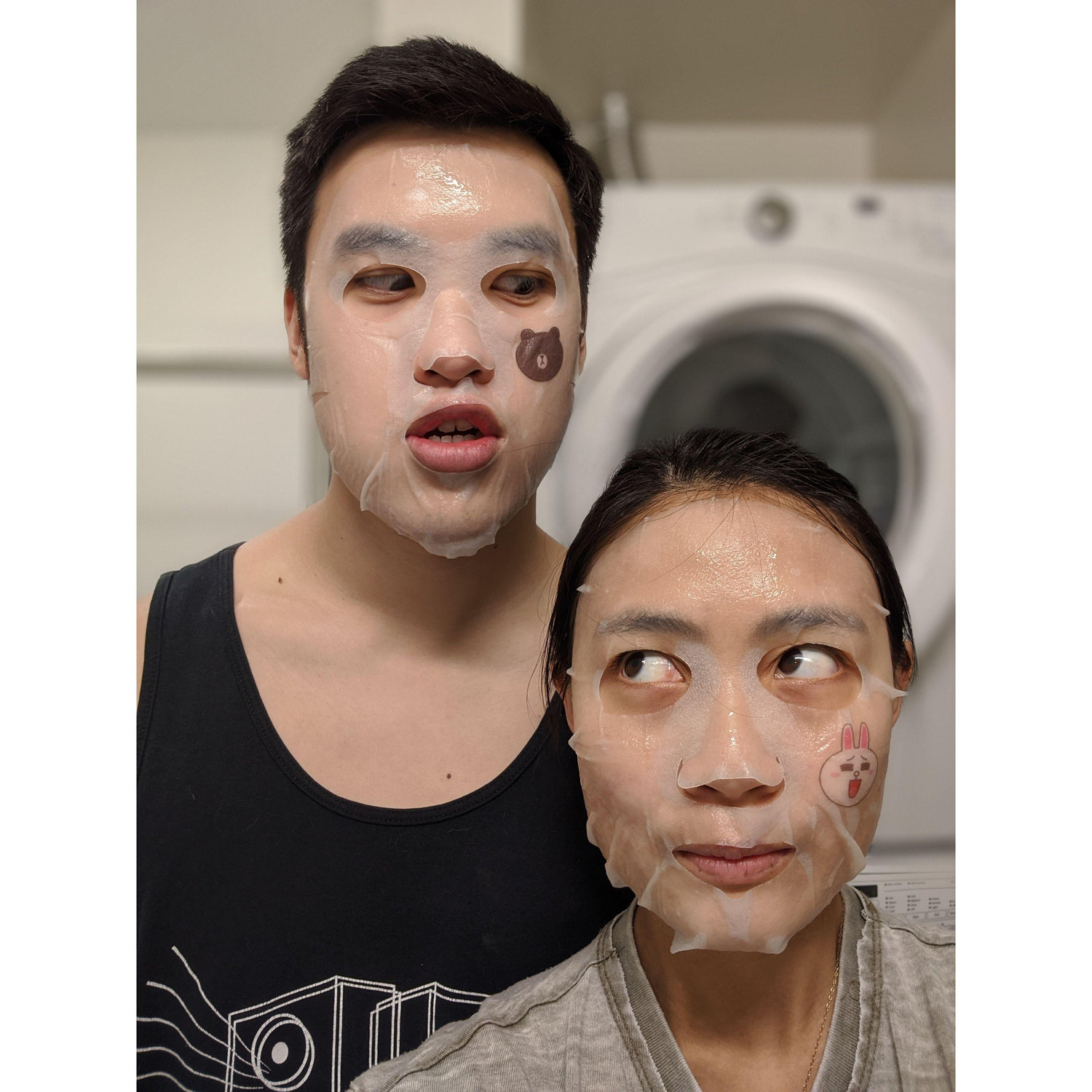 Rachelle's favorite activity: beauty bonding with face masks