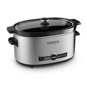 Kitchenaid Kitchen Electrics - KitchenAid KSC6223SS 6-Qt. Slow Cooker with Standard Lid - Stainless Steel