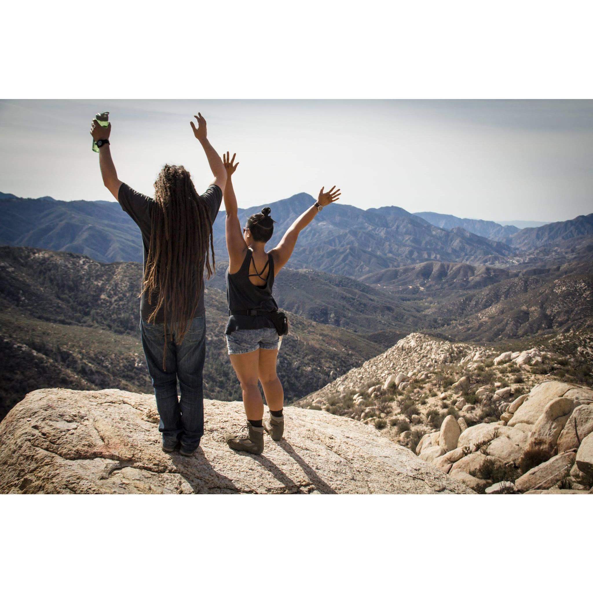 October 2015. Angeles National Forest.
First time camping together!