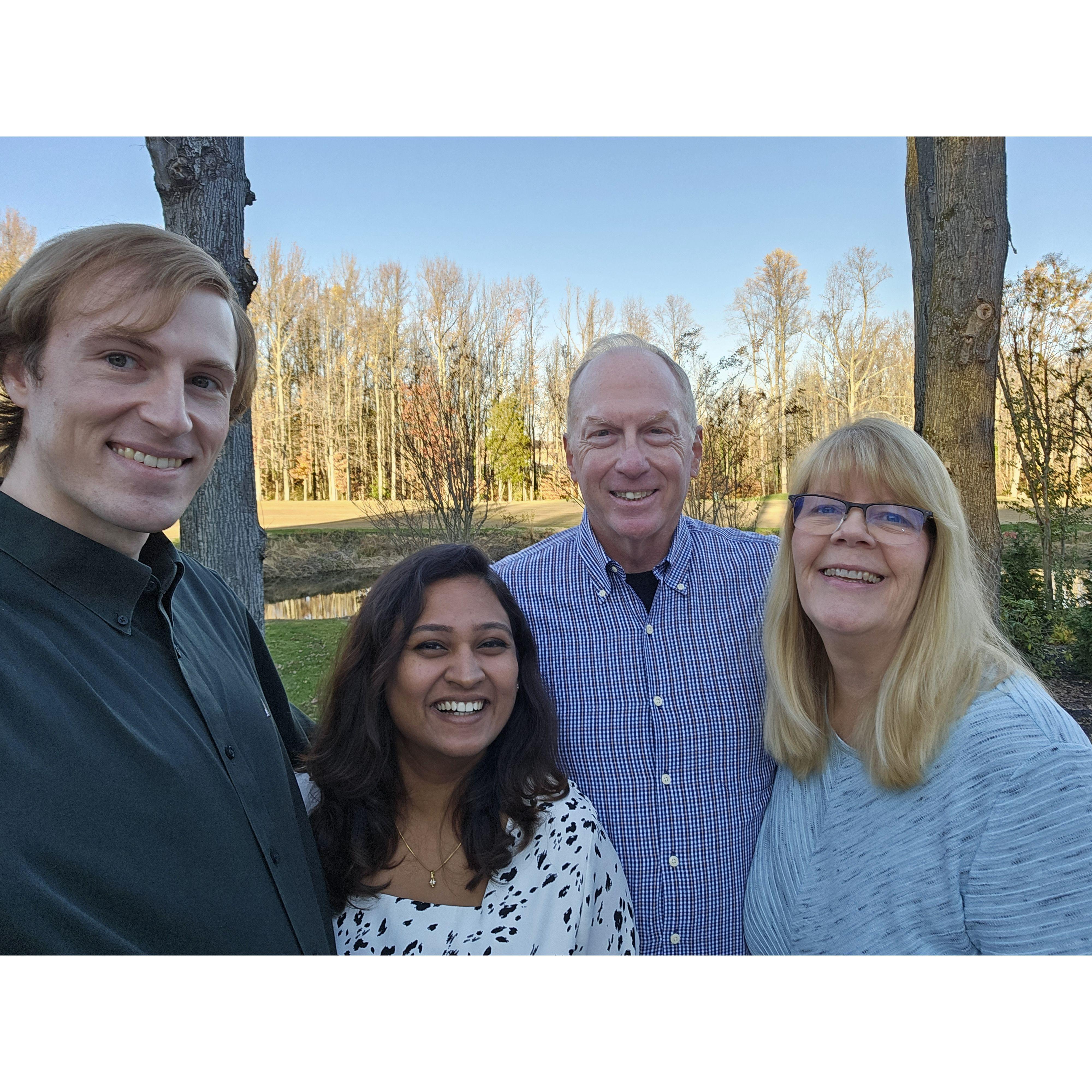 Meet the parents for Thanksgiving 2023