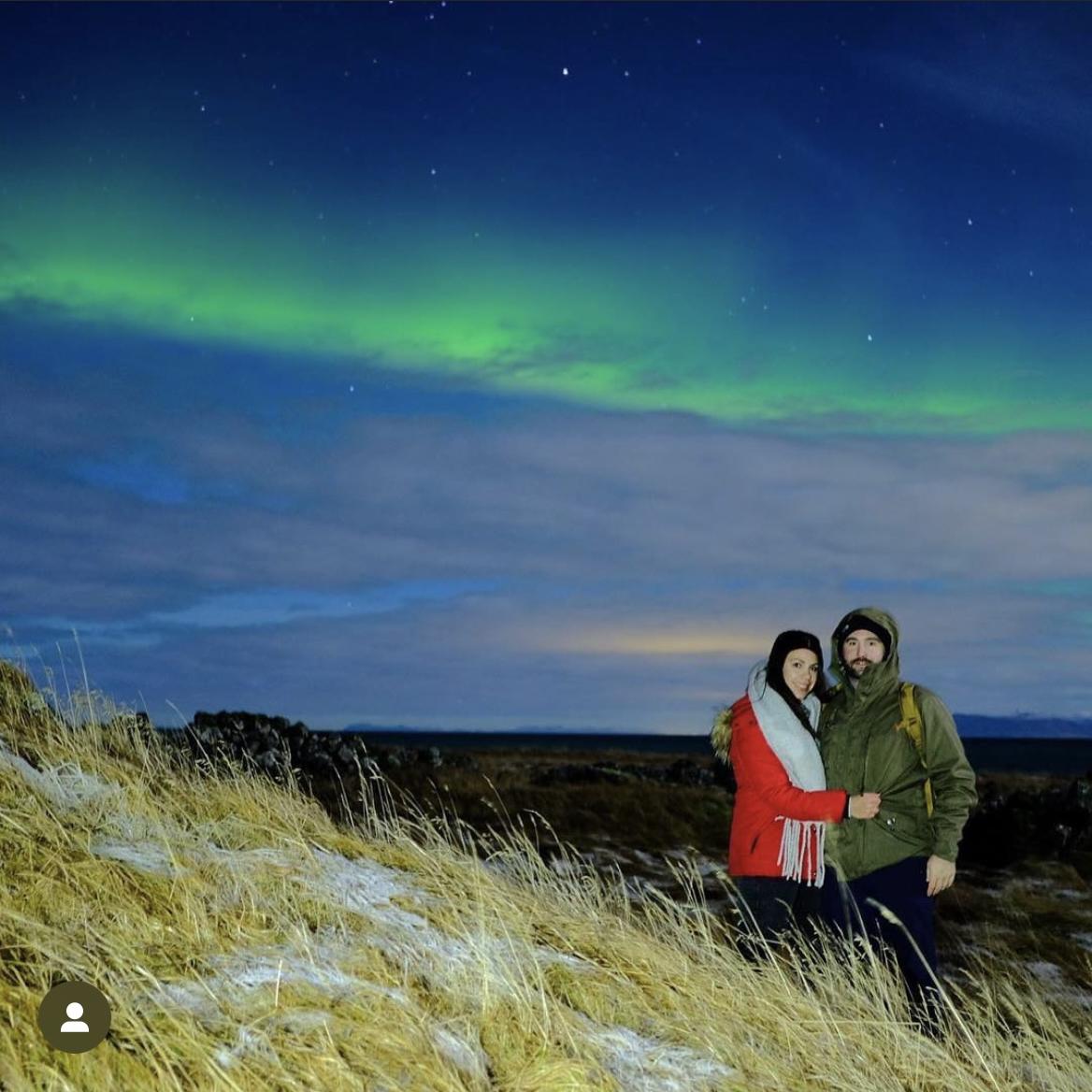 Northern lights in Iceland.
